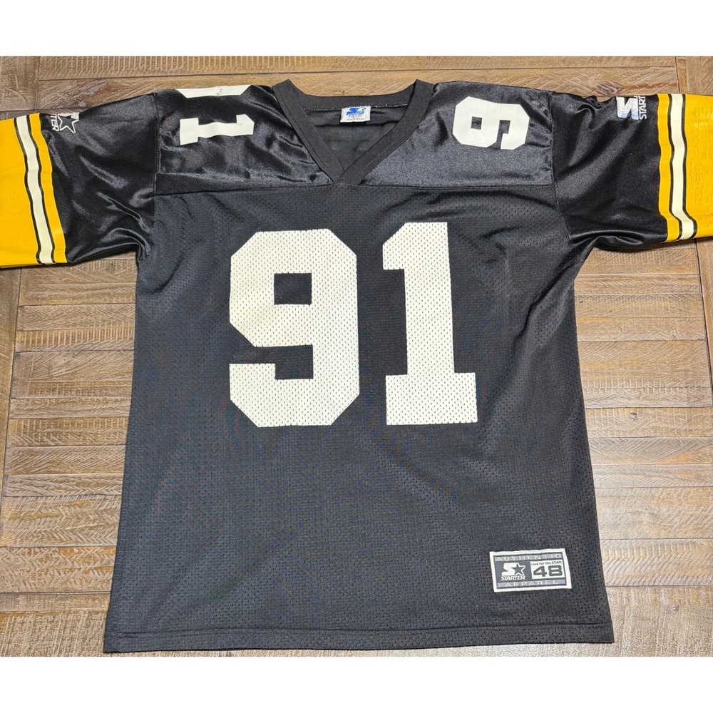 Steelers Jersey Mens Good Kevin Greene 91 Steelers Vintage 90s Mesh Preloved